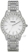 Fossil Jesse Biały/Stal Ø34 mm Fossil Jesse Biały/Stal Ø34 mm