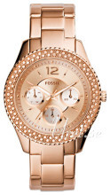 Fossil Różowe złoto/Stal w kolorze różowego złota Ø38 mm Fossil Różowe złoto/Stal w kolorze różowego złota Ø38 mm