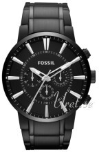Fossil Chronograph Czarny/Stal Ø48 mm Fossil Chronograph Czarny/Stal Ø48 mm