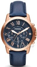 Fossil Niebieski/Skóra Ø44 mm Fossil Niebieski/Skóra Ø44 mm