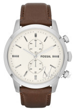 Fossil Biały/Skóra Ø48 mm Fossil Biały/Skóra Ø48 mm