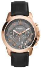 Fossil Szary/Skóra Ø44 mm Fossil Szary/Skóra Ø44 mm