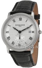 Frederique Constant Classics Srebrny/Skóra Ø39 mm Frederique Constant Classics Srebrny/Skóra Ø39 mm