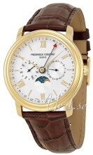 Frederique Constant Classics Srebrny/Skóra Ø40 mm Frederique Constant Classics Srebrny/Skóra Ø40 mm