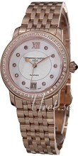 Frederique Constant Ladies Automatic Biały/Stal w kolorze różowe Frederique Constant Ladies Automatic Biały/Stal w kolorze różowe