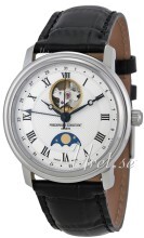 Frederique Constant Classics Srebrny/Skóra Ø40 mm Frederique Constant Classics Srebrny/Skóra Ø40 mm