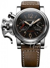 Graham Chronofighter Fortress Czarny/Skóra Ø43 mm Graham Chronofighter Fortress Czarny/Skóra Ø43 mm