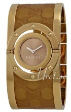 Gucci Twirl Brązowy/Stal w odcieniu złota Ø23.5 mm Gucci Twirl Brązowy/Stal w odcieniu złota Ø23.5 mm