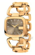 Gucci 125 MD Brązowy/Stal w odcieniu złota Gucci 125 MD Brązowy/Stal w odcieniu złota