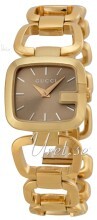 Gucci G Gucci Brązowy/Stal w odcieniu złota Gucci G Gucci Brązowy/Stal w odcieniu złota