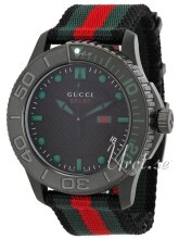 Gucci G-Timeless Czarny/Tkanina Ø44 mm Gucci G-Timeless Czarny/Tkanina Ø44 mm