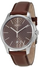 Gucci G-Timeless Brązowy/Skóra Ø40 mm Gucci G-Timeless Brązowy/Skóra Ø40 mm