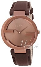 Gucci Interlocking Brązowy/Skóra Ø37 mm Gucci Interlocking Brązowy/Skóra Ø37 mm