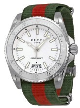 Gucci Biały/Stal Ø45 mm Gucci Biały/Stal Ø45 mm