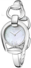 Gucci Horsebit Biały/Stal Ø28 mm Gucci Horsebit Biały/Stal Ø28 mm