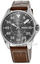 Hamilton Khaki Aviation Szary/Skóra Ø46 mm Hamilton Khaki Aviation Szary/Skóra Ø46 mm