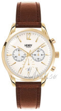 Henry London Highgate Biały/Skóra Ø39 mm Henry London Highgate Biały/Skóra Ø39 mm