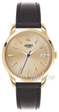 Henry London Edgware Żółte złoto/Skóra Ø39 mm Henry London Edgware Żółte złoto/Skóra Ø39 mm