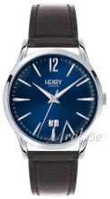 Henry London Harrow Niebieski/Skóra Ø41 mm Henry London Harrow Niebieski/Skóra Ø41 mm