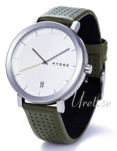 Hygge 2203 Srebrny/Skóra Ø44 mm Hygge 2203 Srebrny/Skóra Ø44 mm