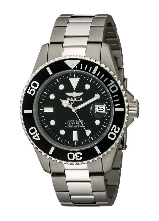 Invicta Pro Diver Czarny/Tytan Ø45 mm Invicta Pro Diver Czarny/Tytan Ø45 mm