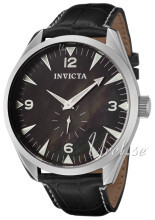 Invicta Vintage Czarny/Skóra Ø49.5 mm Invicta Vintage Czarny/Skóra Ø49.5 mm