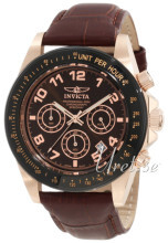 Invicta Speedway Brązowy/Skóra Ø43 mm Invicta Speedway Brązowy/Skóra Ø43 mm