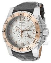 Invicta Excursion Srebrny/Skóra Ø50 mm Invicta Excursion Srebrny/Skóra Ø50 mm