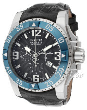 Invicta Excursion Czarny/Skóra Ø50 mm Invicta Excursion Czarny/Skóra Ø50 mm
