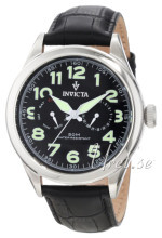 Invicta Vintage Czarny/Skóra Ø45 mm Invicta Vintage Czarny/Skóra Ø45 mm