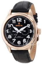 Invicta Vintage Czarny/Skóra Ø45 mm Invicta Vintage Czarny/Skóra Ø45 mm
