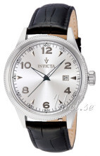 Invicta Vintage Srebrny/Skóra Ø45 mm Invicta Vintage Srebrny/Skóra Ø45 mm