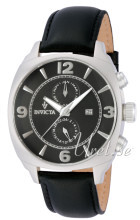 Invicta Vintage Czarny/Skóra Ø45 mm Invicta Vintage Czarny/Skóra Ø45 mm
