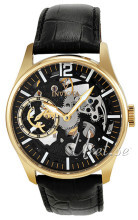 Invicta Vintage Czarny/Skóra Ø44 mm Invicta Vintage Czarny/Skóra Ø44 mm