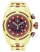 Invicta Bolt Brązowy/Stal w odcieniu złota Ø53 mm Invicta Bolt Brązowy/Stal w odcieniu złota Ø53 mm