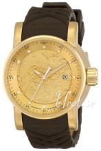 Invicta S1 Żółte złoto/Guma Ø48 mm Invicta S1 Żółte złoto/Guma Ø48 mm