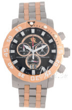 Invicta Sea Czarny/Stal w kolorze różowego złota Ø53 mm Invicta Sea Czarny/Stal w kolorze różowego złota Ø53 mm