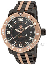 Invicta Sea Czarny/Stal w kolorze różowego złota Ø53 mm Invicta Sea Czarny/Stal w kolorze różowego złota Ø53 mm
