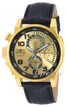 Invicta Force Żółte złoto/Skóra Ø46 mm Invicta Force Żółte złoto/Skóra Ø46 mm