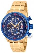 Invicta Aviator Niebieski/Stal w odcieniu złota Ø48 mm Invicta Aviator Niebieski/Stal w odcieniu złota Ø48 mm