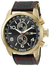 Invicta Aviator Czarny/Skóra Ø50 mm Invicta Aviator Czarny/Skóra Ø50 mm
