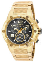 Invicta Speedway Czarny/Stal w odcieniu złota Ø52 mm Invicta Speedway Czarny/Stal w odcieniu złota Ø52 mm