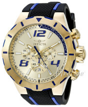 Invicta S1 Żółte złoto/Guma Ø42 mm Invicta S1 Żółte złoto/Guma Ø42 mm