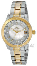 Invicta Wildflower Biały/Stal w odcieniu złota Ø33 mm Invicta Wildflower Biały/Stal w odcieniu złota Ø33 mm