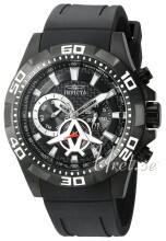Invicta Aviator Czarny/Guma Ø50 mm Invicta Aviator Czarny/Guma Ø50 mm