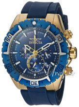 Invicta Aviator Niebieski/Guma Ø50 mm Invicta Aviator Niebieski/Guma Ø50 mm
