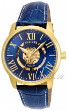 Invicta Niebieski/Skóra Ø42 mm Invicta Niebieski/Skóra Ø42 mm