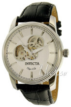 Invicta Srebrny/Skóra Ø44 mm Invicta Srebrny/Skóra Ø44 mm