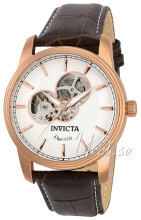Invicta Srebrny/Skóra Ø44 mm Invicta Srebrny/Skóra Ø44 mm