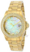 Invicta Biały/Stal w odcieniu złota Ø40 mm Invicta Biały/Stal w odcieniu złota Ø40 mm